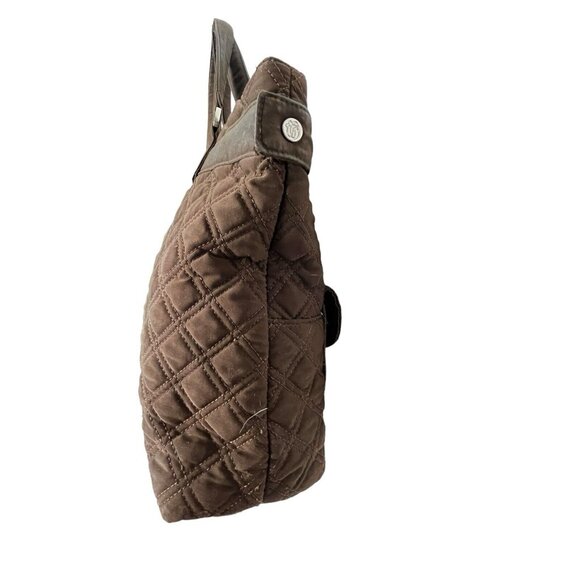 Vera Bradley Brown Quilted Microfiber Tote Shoulder Bag/Hand Bag & Wallett - Picture 4 of 16